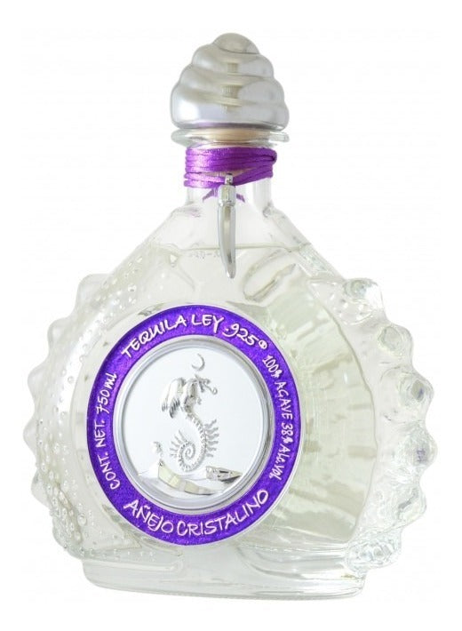 Tequila Ley 925 Añejo Cristalino 750ml