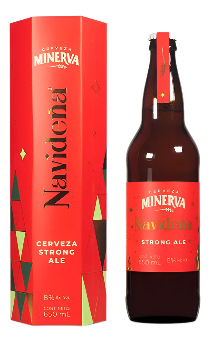 Cerveza Minerva Navideña Strong Ale 650ml