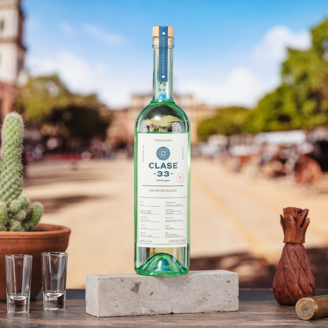 Tequila Clase 33 Edición Revolución Blanco 750 Ml