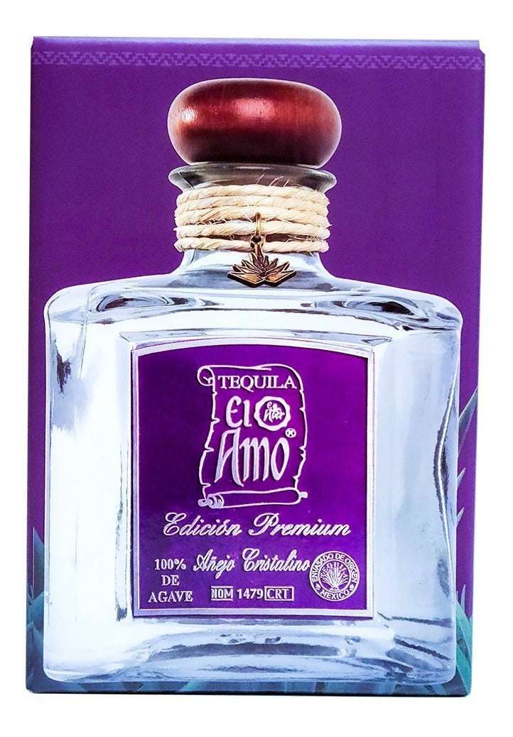 Tequila El Amo Cristalino Edición Especial Premium 750ml