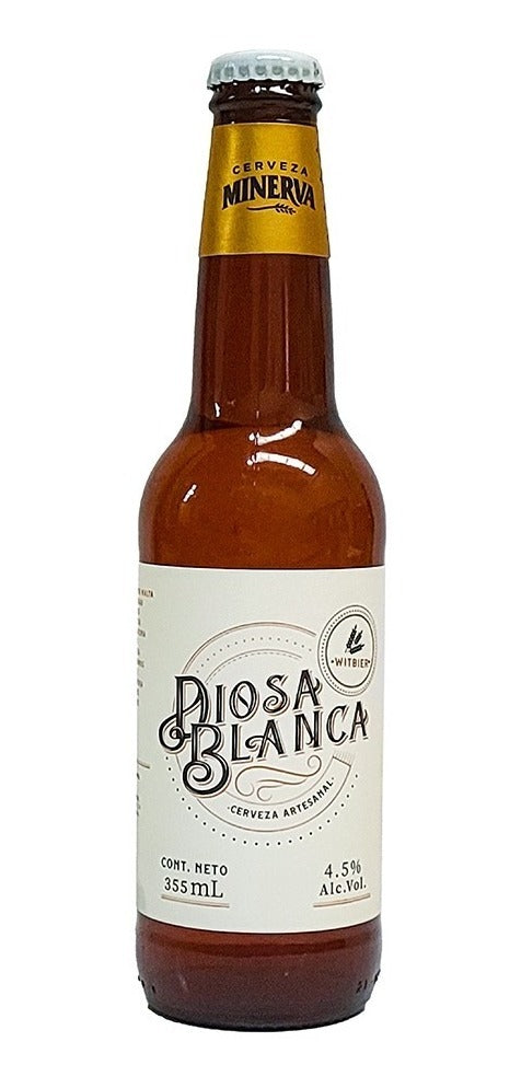 Cerveza Artesanal Minerva Diosa Blanca Witbier 355ml