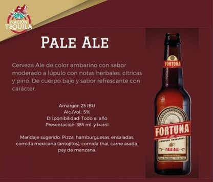 Cerveza Artesanal Fortuna Pale Ale 355 Ml