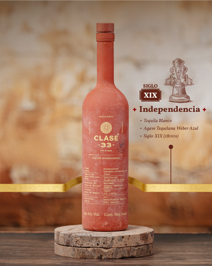 Tequila Clase 33 Edición Independencia Blanco 750 Ml