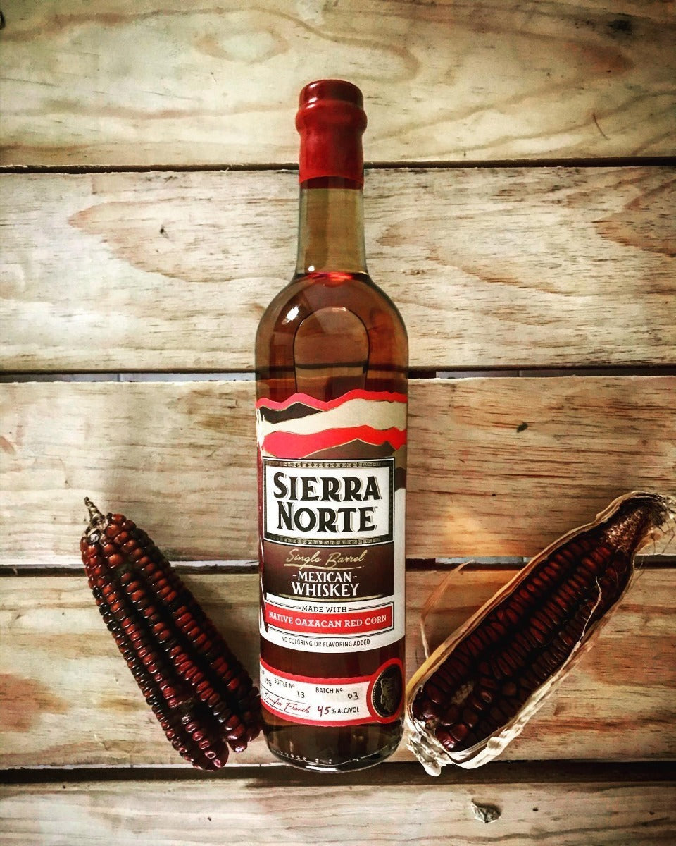 Whiskey Oaxaqueño Sierra Norte Maíz Rojo 750ml