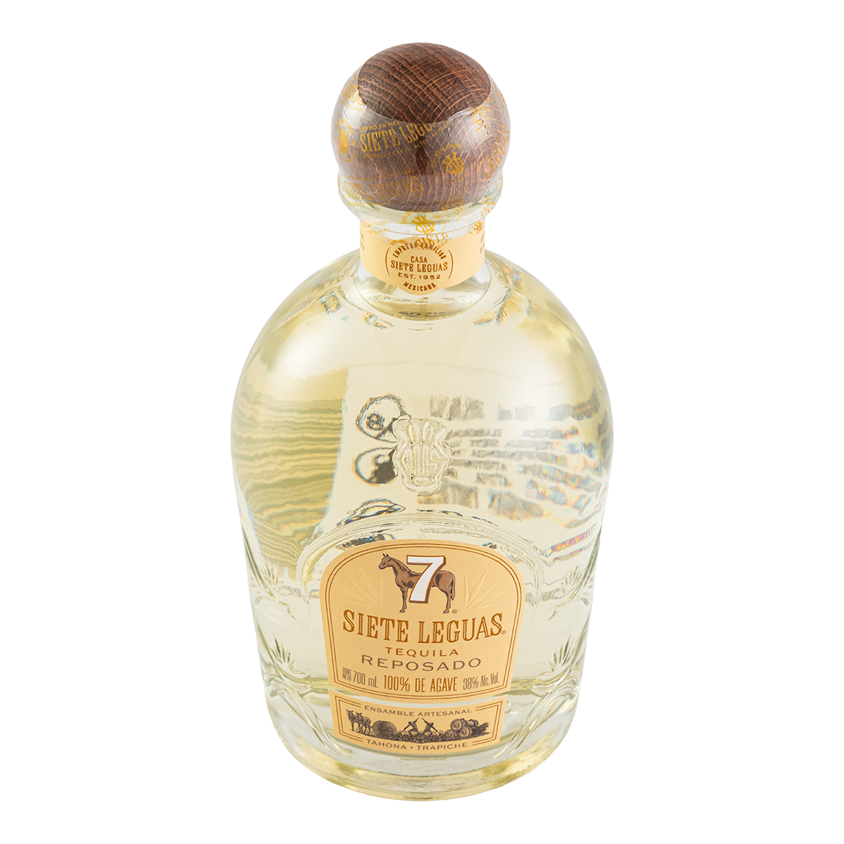 Tequila Siete Leguas Reposado Ensamble Artesanal 700 ml