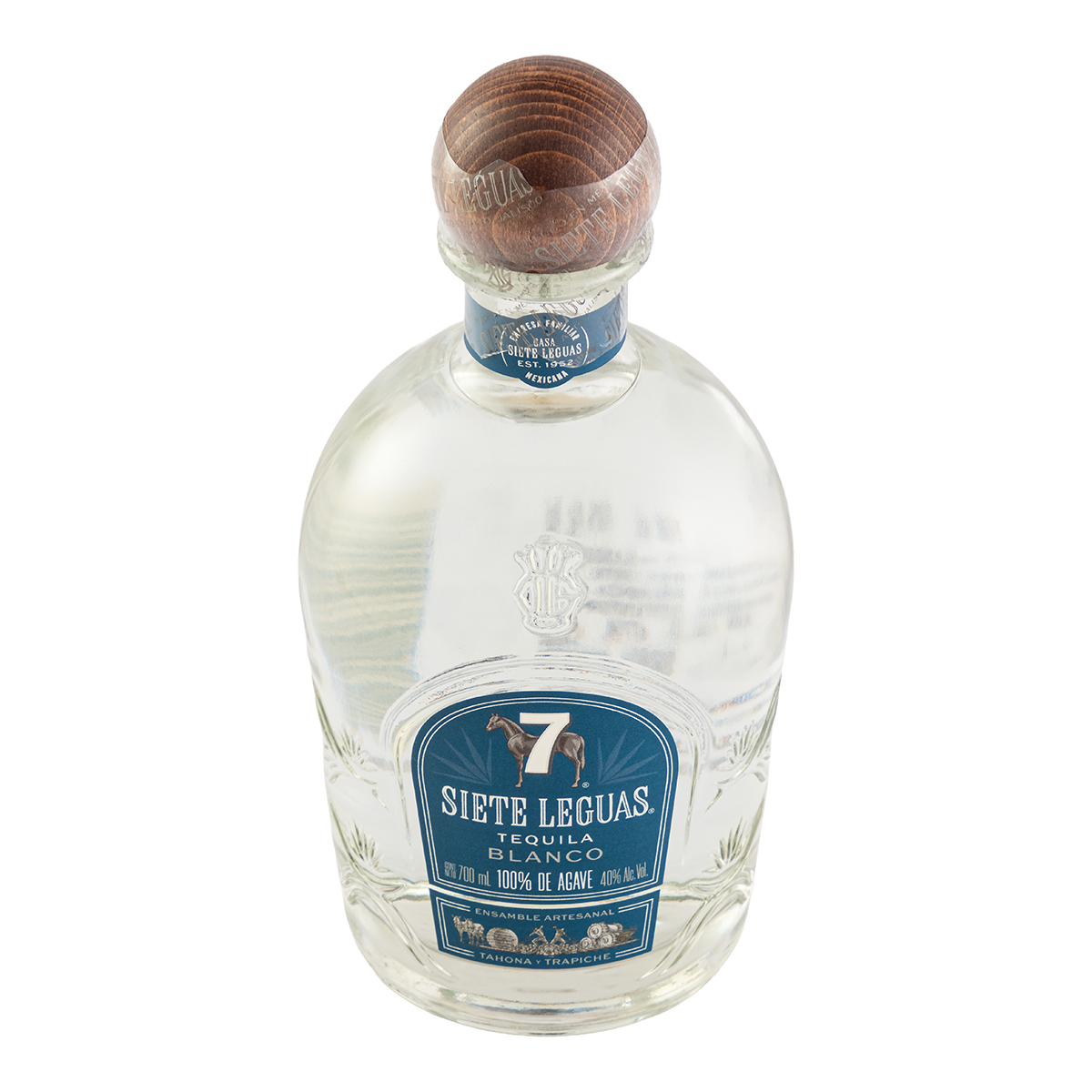 Tequila Siete Leguas Blanco Ensamble Artesanal 700 ml