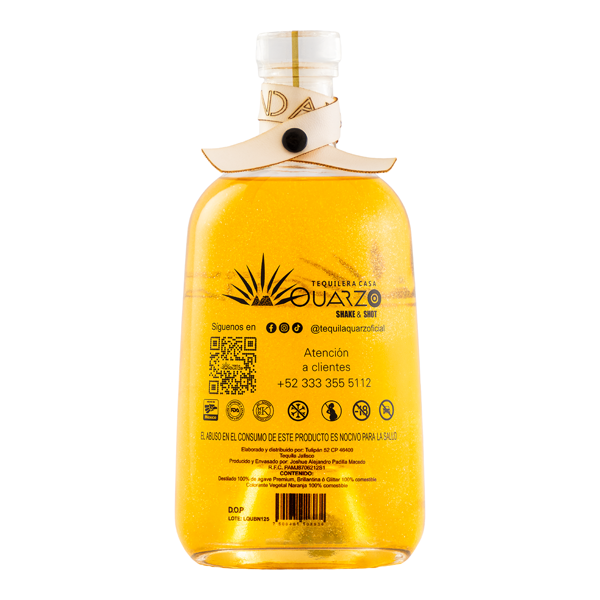 Tequila Quarzo Abundancia (Naranja) 700 Ml