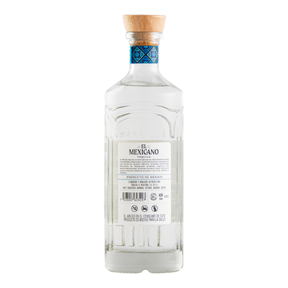 Tequila El Mexicano Blanco 100% De Agave 750ml