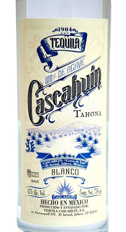 Tequila Cascahuin Blanco Tahona 750 Ml