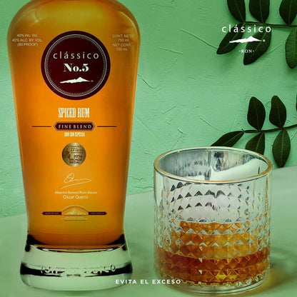 Ron Con Especias Clássico No. 5 Fine Blend 750 Ml