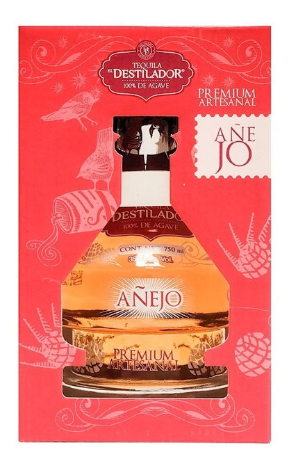 Tequila Destilador Añejo Serigrafeado 750ml