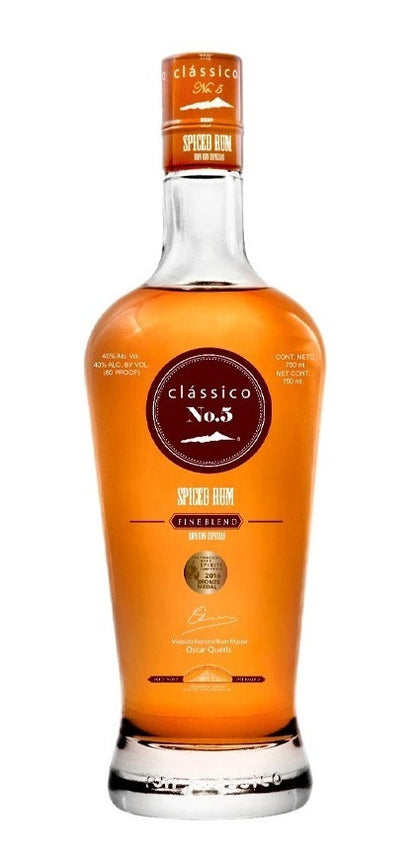 Ron Con Especias Clássico No. 5 Fine Blend 750 Ml