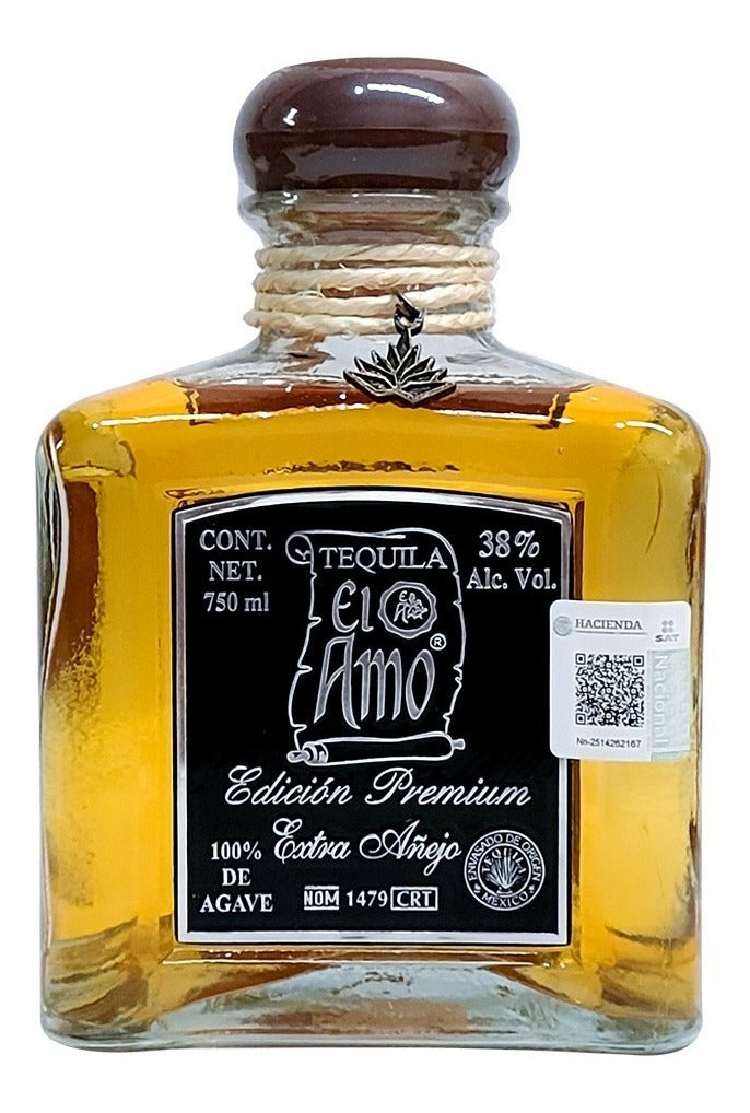 Tequila El Amo Extra Añejo Edición Especial Premium 750ml