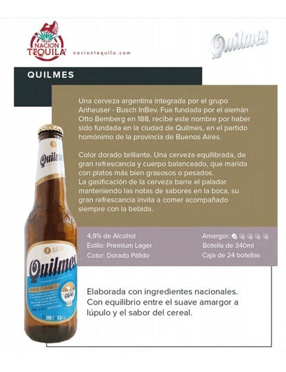 Cerveza Quilmes Clásica 340 Ml