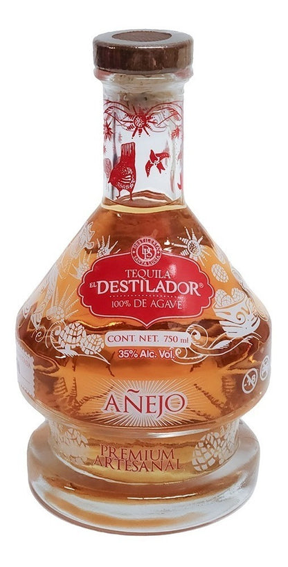 Tequila Destilador Añejo Serigrafeado 750ml