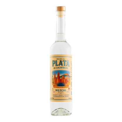 Mezcal Plata de Zacatecas Con Gusano 750 Ml