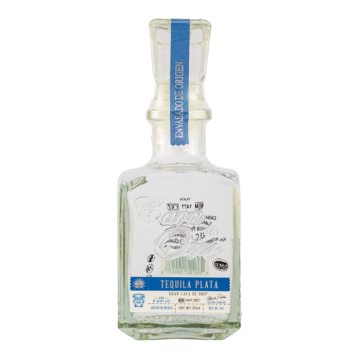 Tequila Gran Cava de Oro Plata 375 Ml
