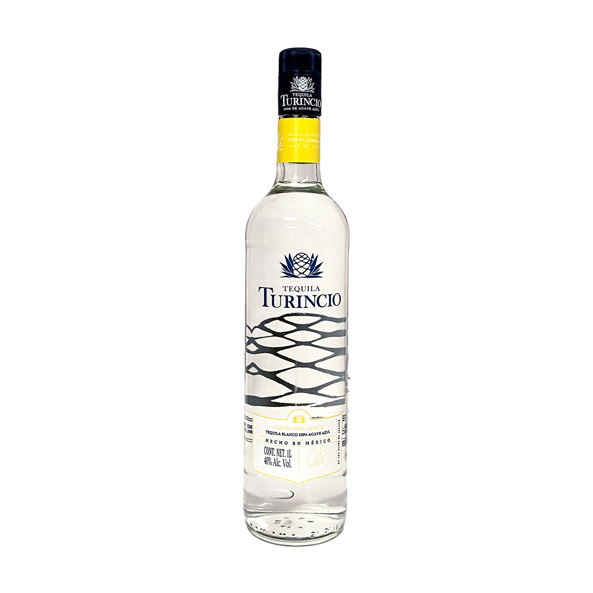 Tequila Turincio Blanco Sabor Lima Limón 1 L.