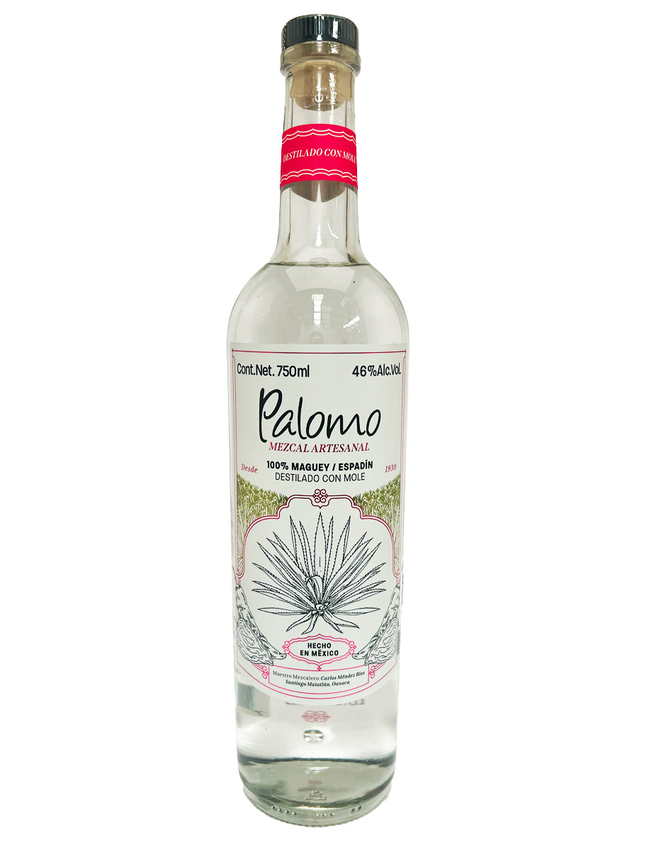 Mezcal Artesanal Palomo Destilado Con Mole 750 ml