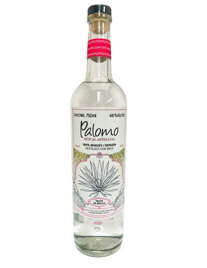 Mezcal Artesanal Palomo Destilado Con Mole 750 ml
