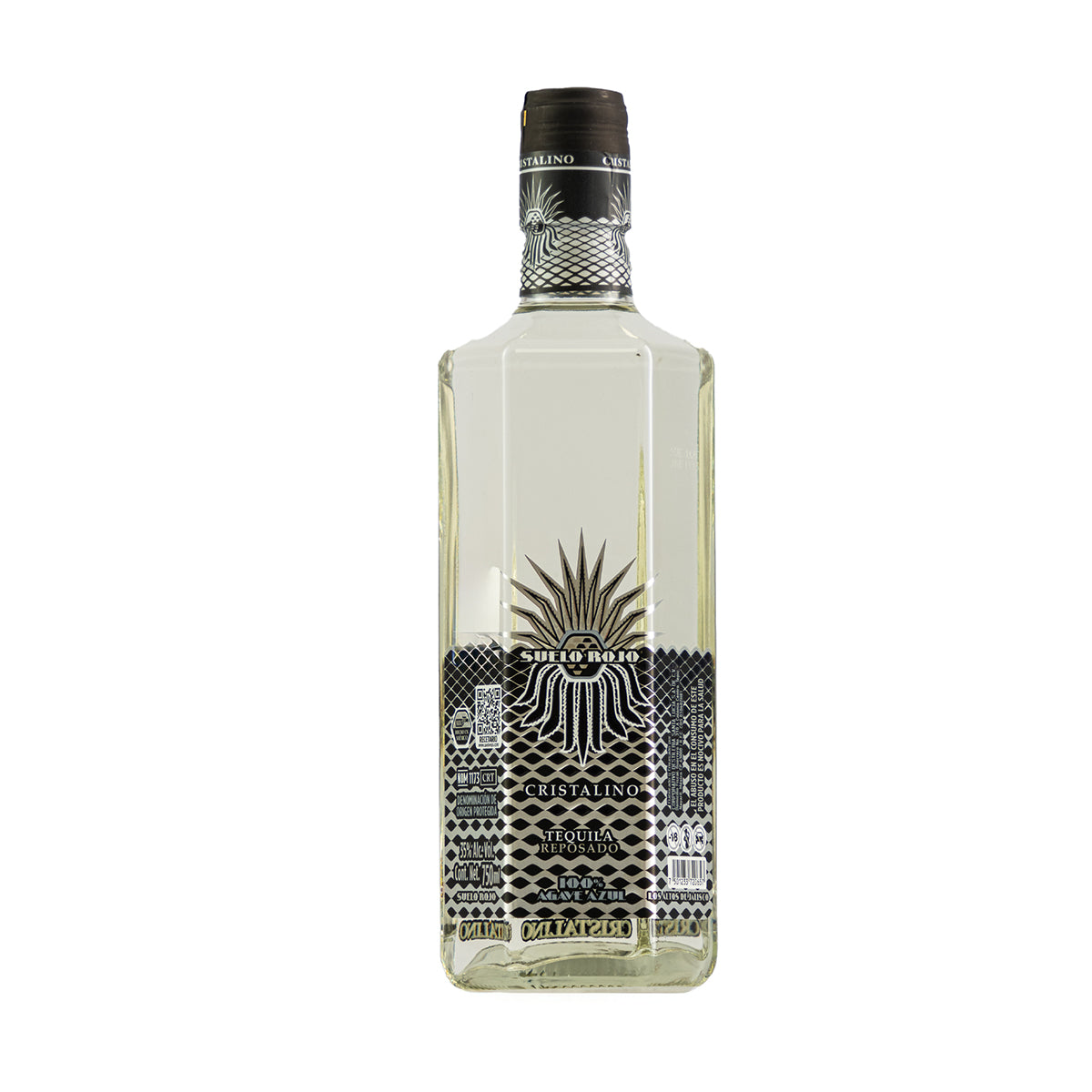 Tequila Suelo Rojo Reposado Cristalino 100% Agave 750 ml