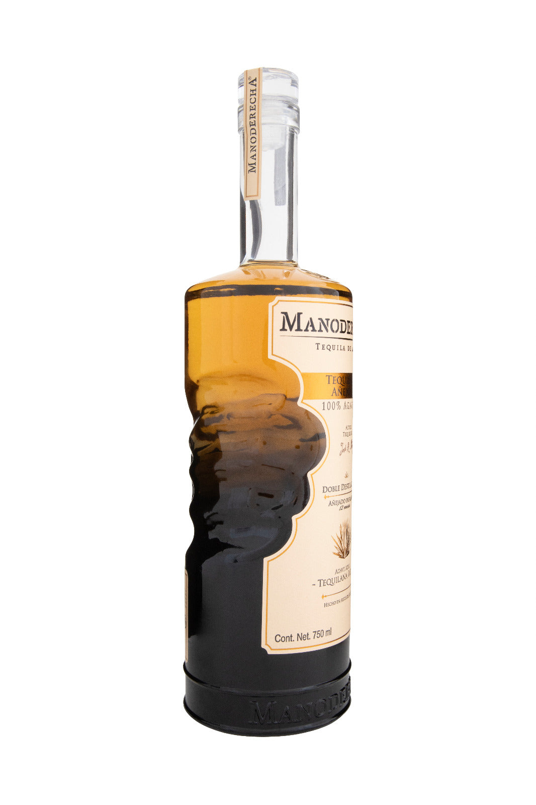 Tequila Manoderecha Doble Destilación Añejo 750 Ml