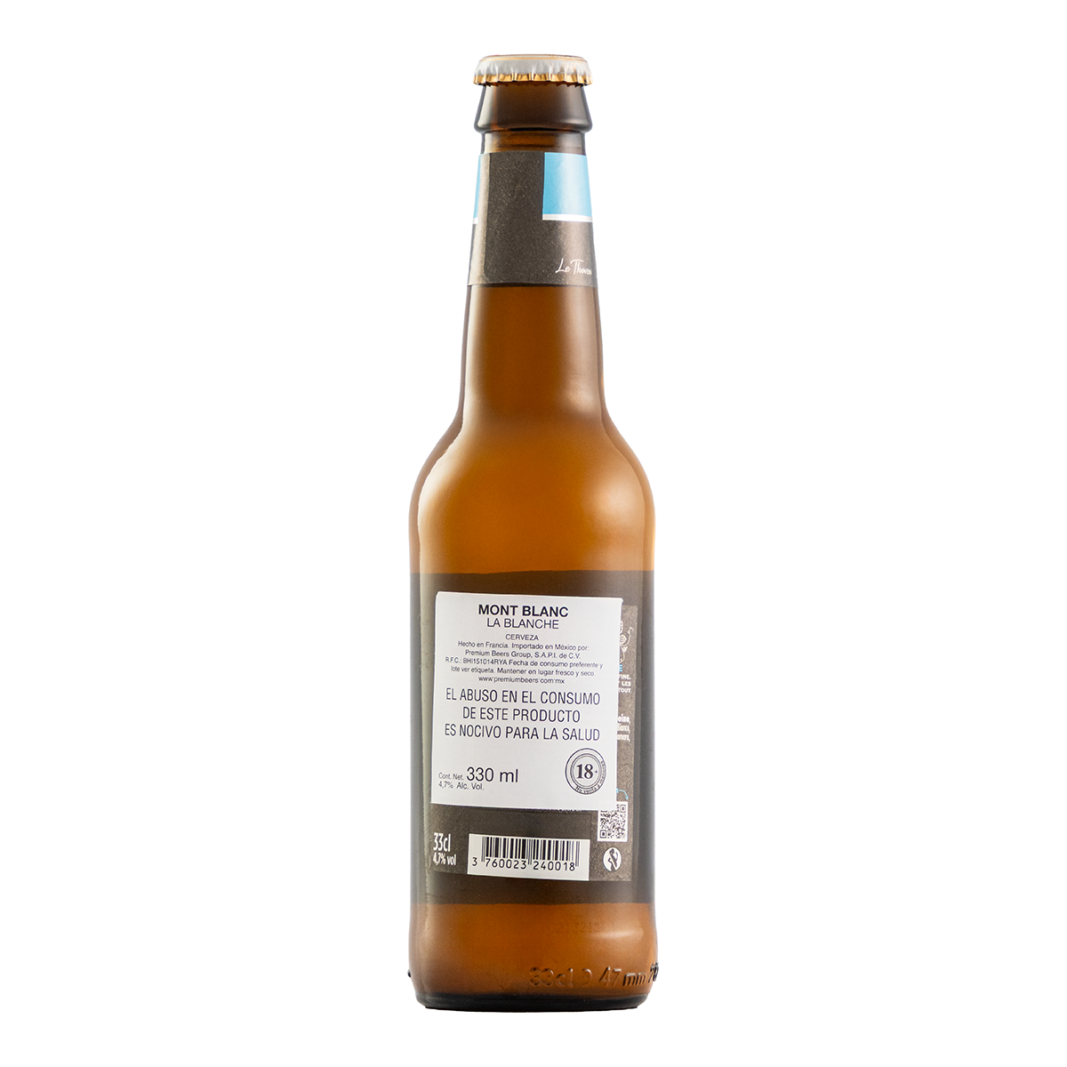 Cerveza Mont Blanc La Blanche 330 Ml