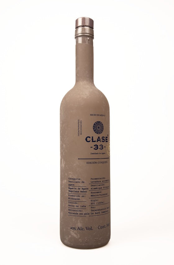 Destilado de Agave Clase 33 Edición Conquista Blanco 750 Ml