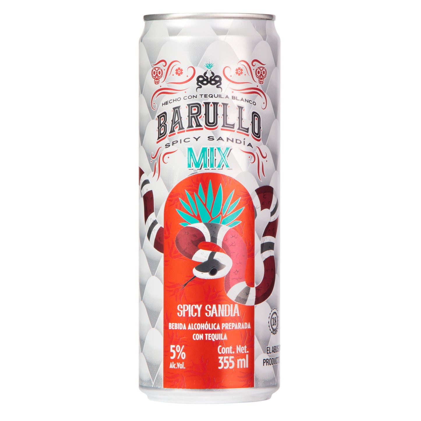 Tequila Preparado Barullo Mix Lata 355 Ml