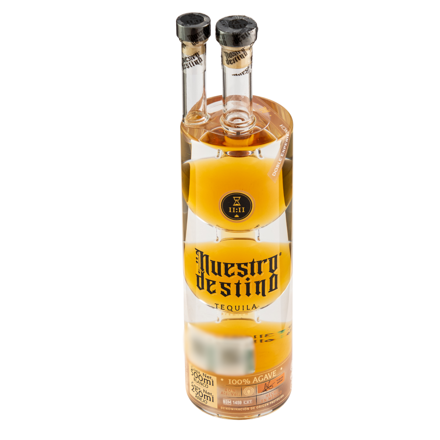 Tequila Nuestro Destino 500 Ml Blanco con 250 Ml Añejo