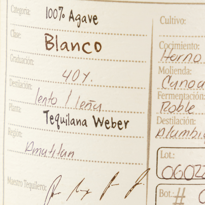 Tequila Arriesgado Artesanal Blanco 750 Ml