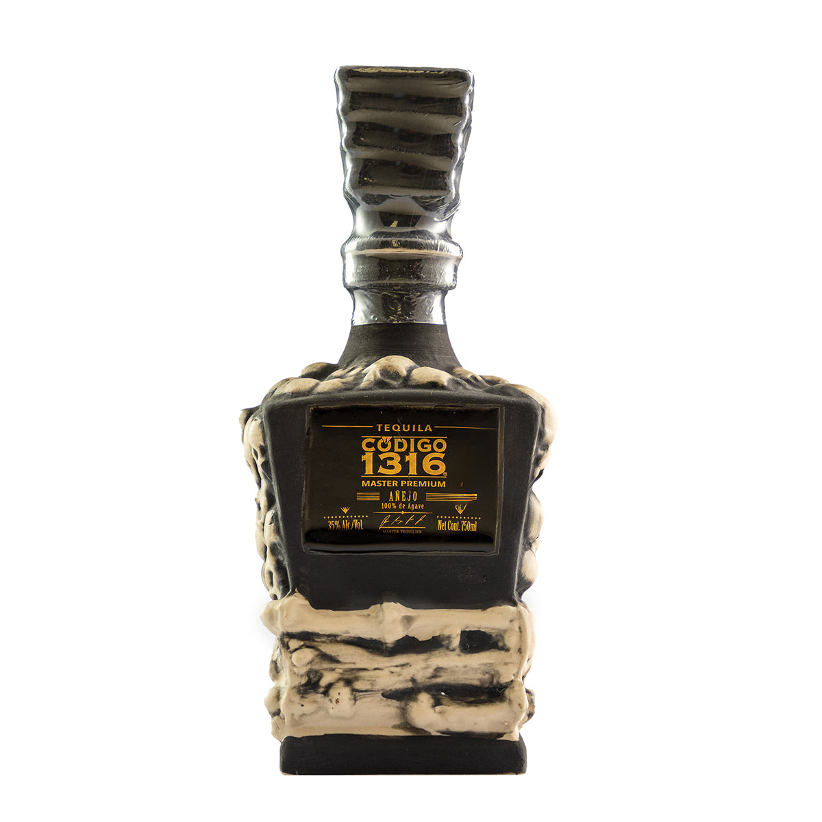 Tequila Código 1316 Añejo Cerámica Cráneos 750 ml