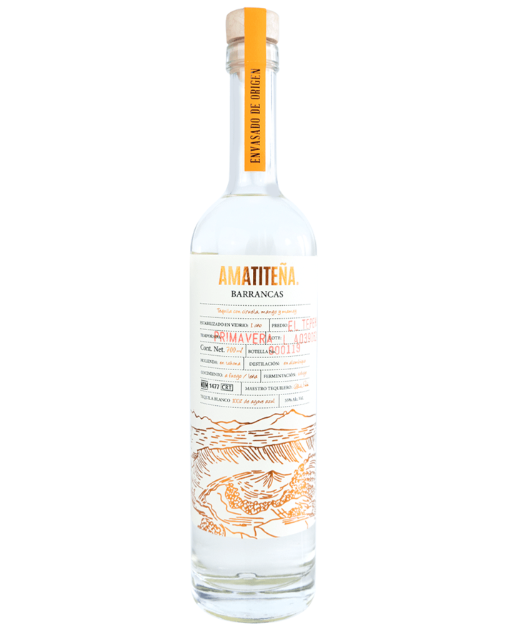 Tequila Amatiteña Blanco Barrancas 700 Ml