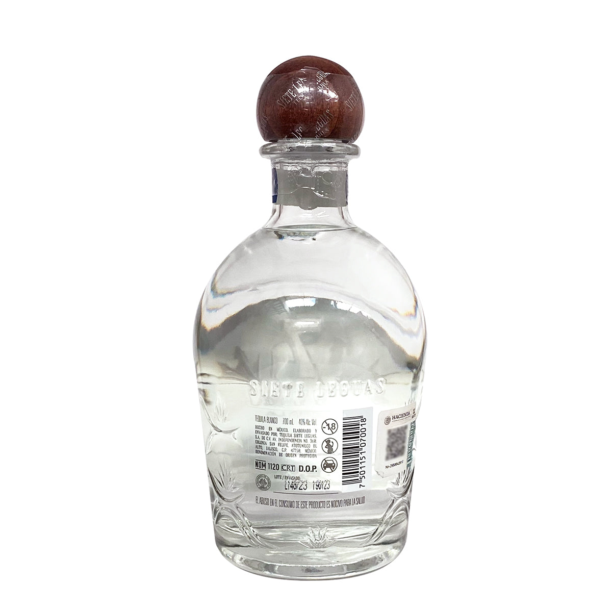 Tequila Siete Leguas Blanco Ensamble Artesanal 700 ml