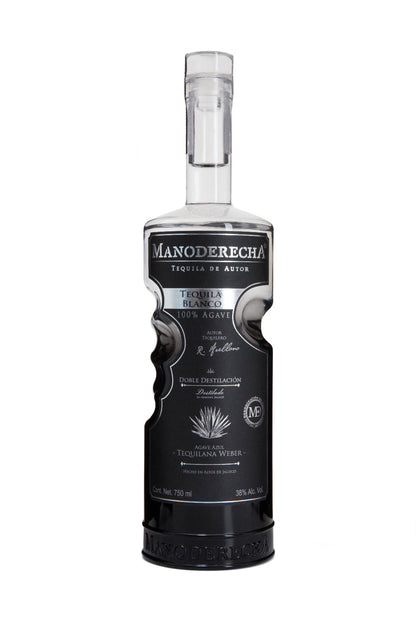 Tequila Manoderecha Doble Destilación Blanco 750 Ml