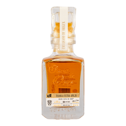 Tequila Gran Cava de Oro Extra Añejo Mini 50 Ml
