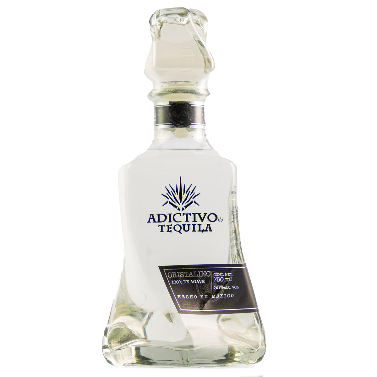 Tequila Adictivo Reposado Cristalino 100% Agave 750 Ml