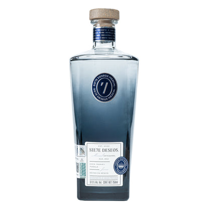 Mezcal Artesanal 7 Deseos Tobalá Joven 750 Ml