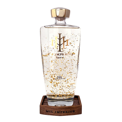 Tequila Artesanal Mil Imperios Añejo Cristalino 24 k 750 ml