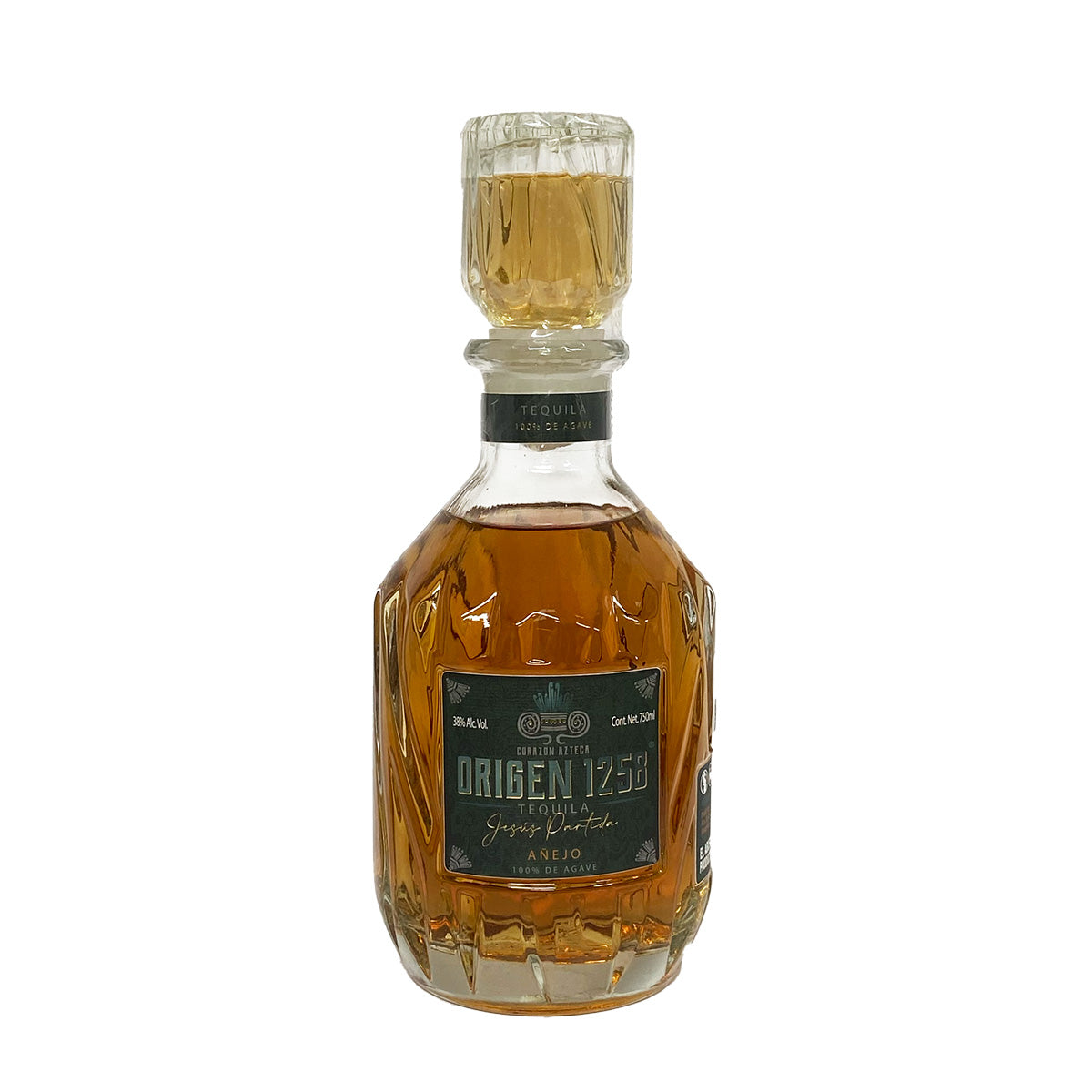 Tequila Corazon Azteca Origen 1258 Añejo 750 Ml