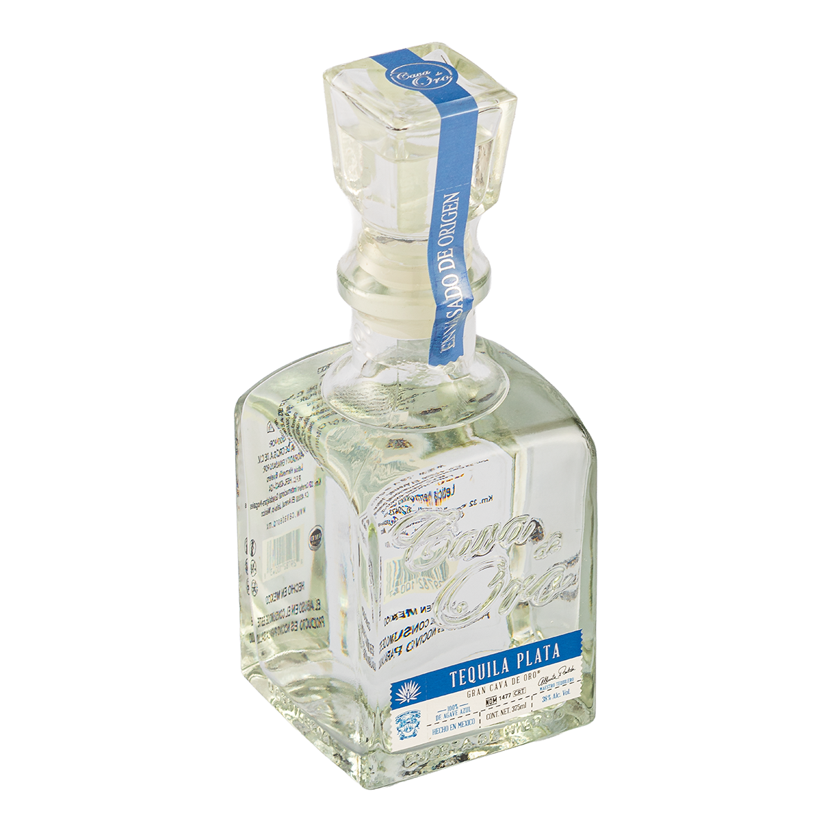 Tequila Gran Cava de Oro Plata 375 Ml