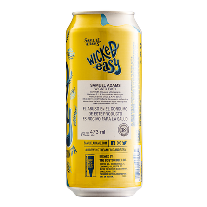 Cerveza Samuel Adams Wicked Easy Lata 473 Ml