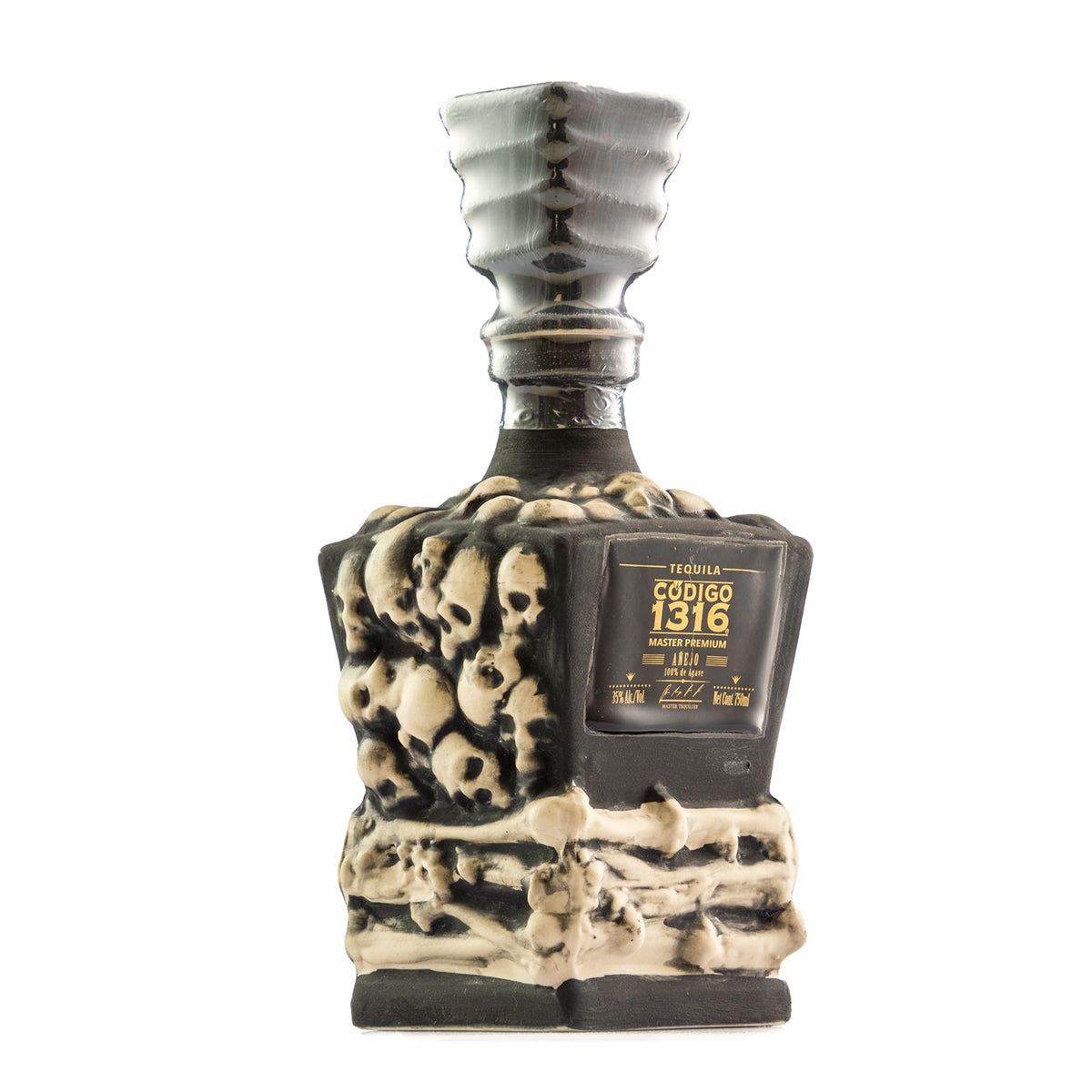 Tequila Código 1316 Añejo Cerámica Cráneos 750 ml