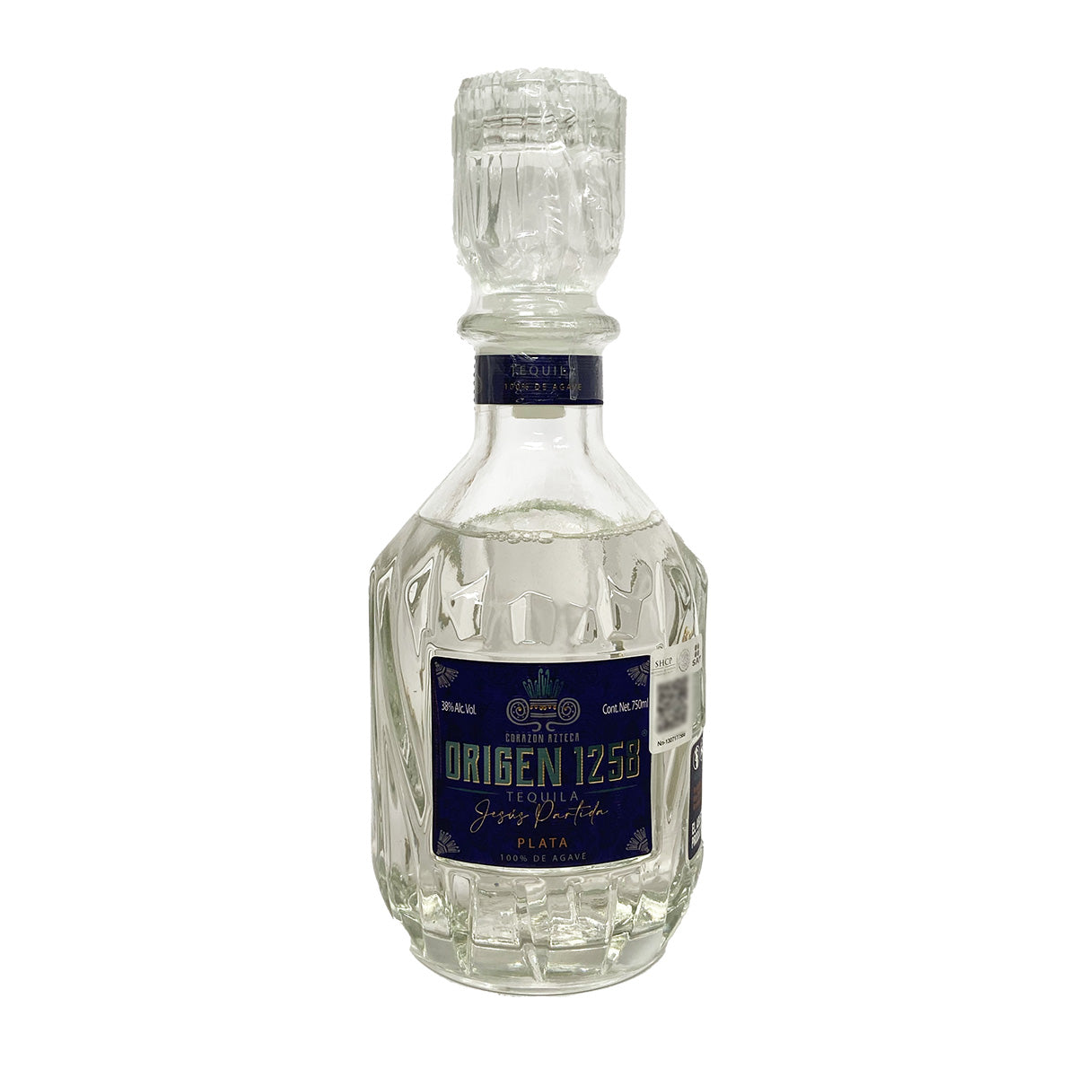 Tequila Corazon Azteca Origen 1258 Plata 750 Ml