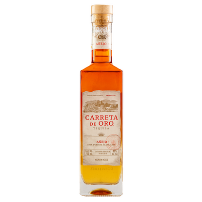 Tequila Carreta De Oro Añejo 750 ml