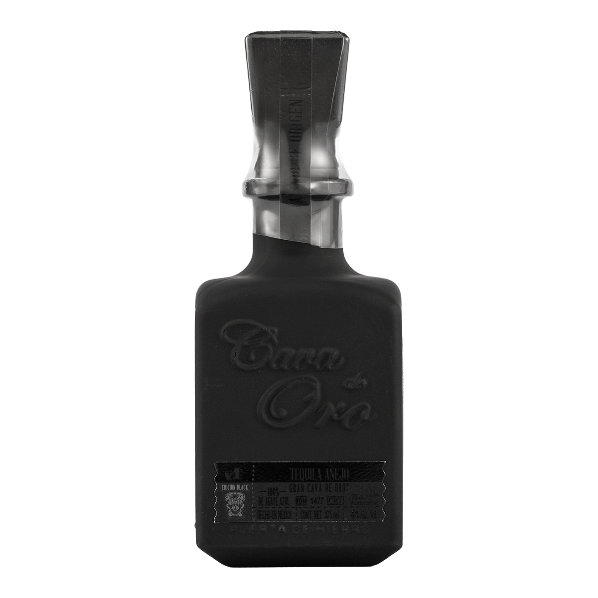 Tequila Gran Cava de Oro Añejo Black 375 Ml