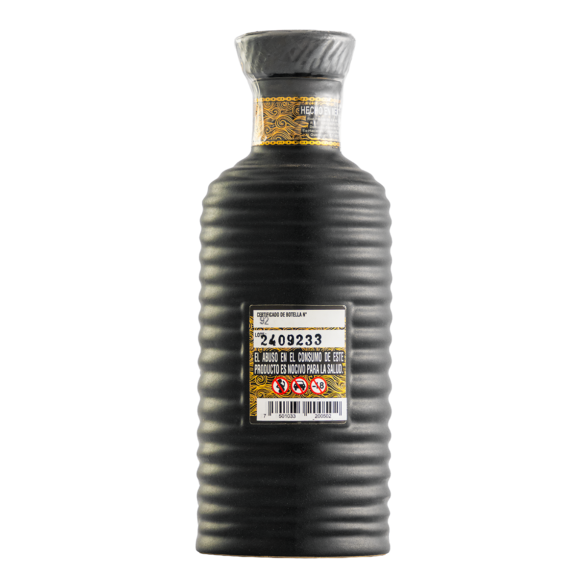 Ron Mexicano Prohibido XO Cerámica Rombo 750 Ml