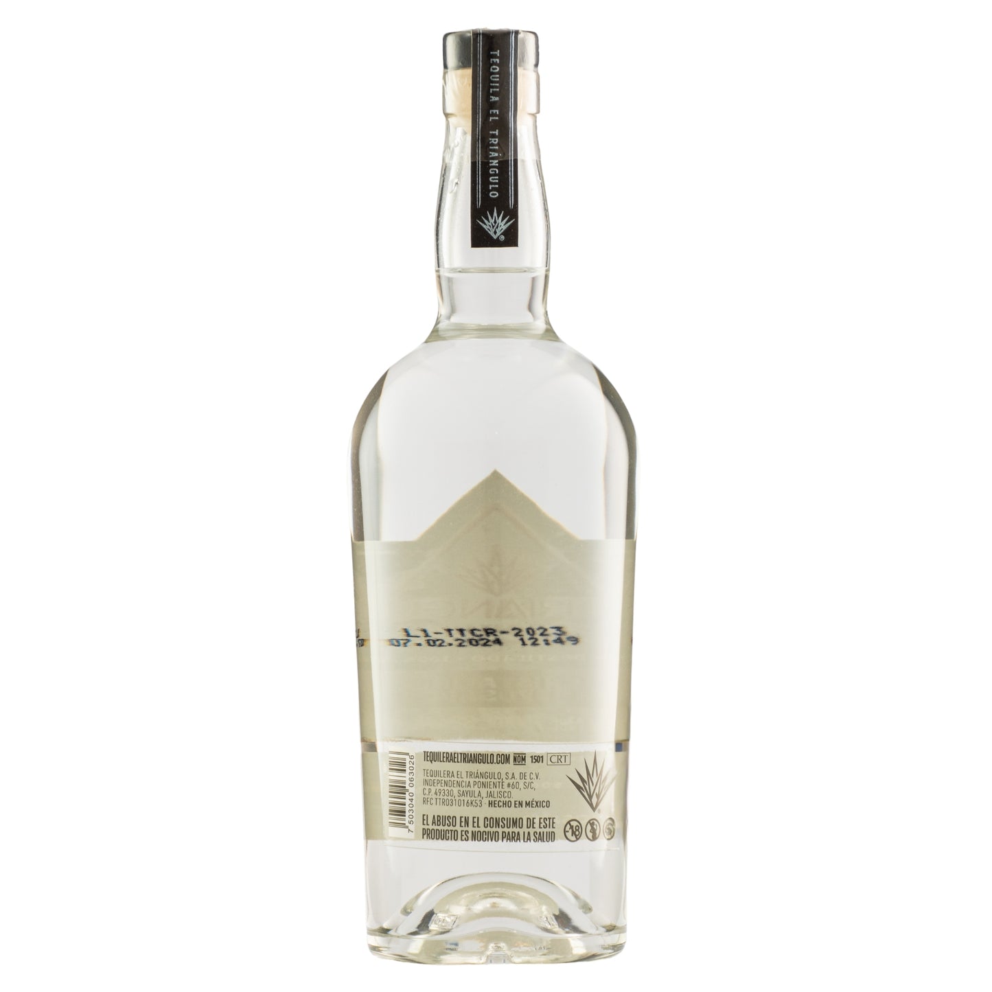 Tequila El Triangulo Cristalino Reposado 750 Ml