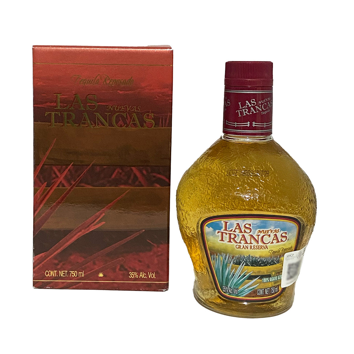 Tequila Las Nuevas Trancas Reposado 750 Ml