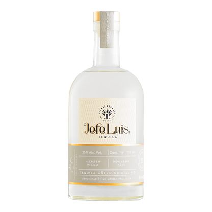 Tequila El Jefe Luis Añejo Cristalino 750 Ml